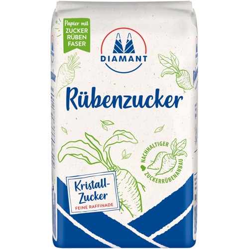 Diamant Rübenzucker Feine Raffinade 1000g