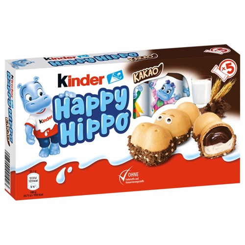 Ferrero Kinder Happy Hippo Kakao 103g