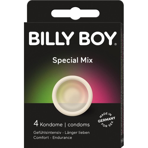 BILLY BOY Kondom Spezial Mix 4er Packung 50g