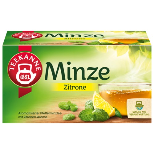 Teekanne Kräutertee Minze mit Zitrone 30g