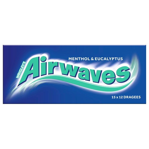Wrigley's Airwaves Menthol & Eukalyptus Kaugummi 16g