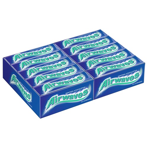 Wrigley's Airwaves Menthol & Eukalyptus Kaugummi 16g