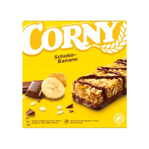 Müsliriegel CLASSIC Schoko-Banane von Corny 6 x 25g