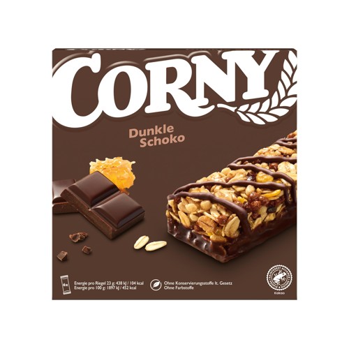 Corny Dunkle Schoko Müsliriegel 6St 138g