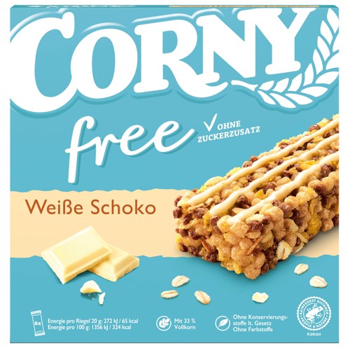 Corny free Weiße Schoko 120g