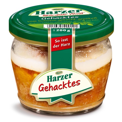 Harzer Gehacktes Wurst Brotaufstrich 200g