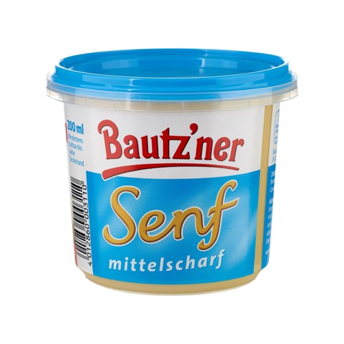 Bautzner Senf mittelscharf 0.2l