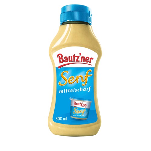 Bautz'ner Senf Mittelscharf 0.3l