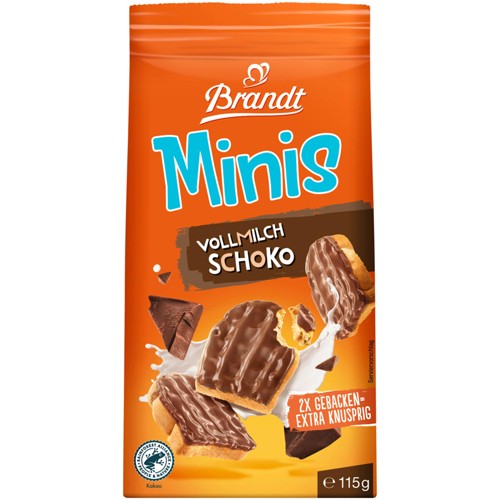 Brandt Minis Vollmilch Schoko 115g