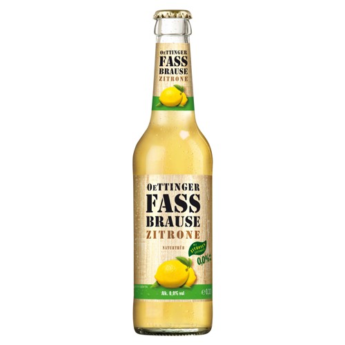 Oettinger Fassbrause Zitrone 0,33l