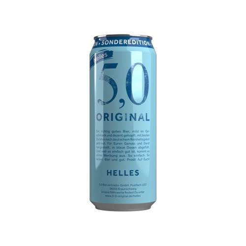 5.0 Original Helles Bier 0.5l (EINWEG)