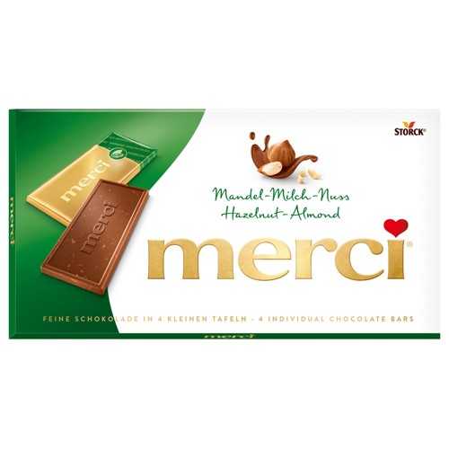 Merci Tafelschokolade Mandel-Milch-Nuss 100g
