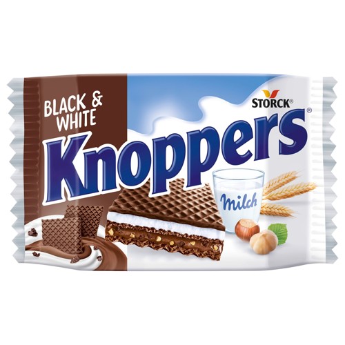 Knoppers Black & White 25g