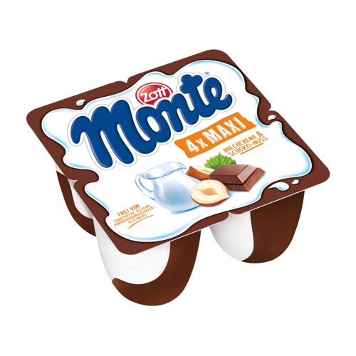 Zott Monte Maxi Chocolate 4 x 100g