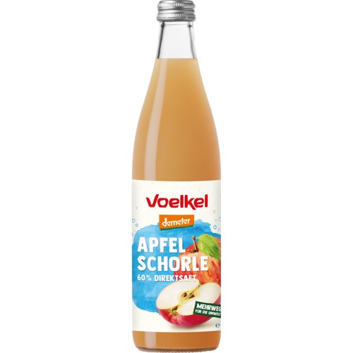 Voelkel Apfel Schorle 0.5l (MEHRWEG)