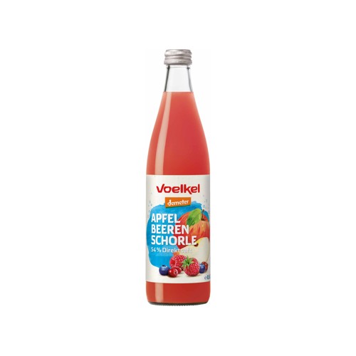Voelkel Apfel Beeren Schorle 0.5l (MEHRWEG)