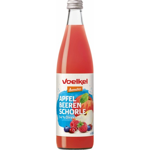 Voelkel Apfel Beeren Schorle 0.5l (MEHRWEG)