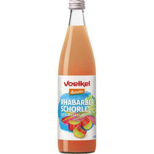 Voelkel Rahbarber Schorle 0.5l (MEHRWEG)