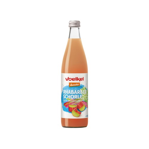 Voelkel Rahbarber Schorle 0.5l (MEHRWEG)