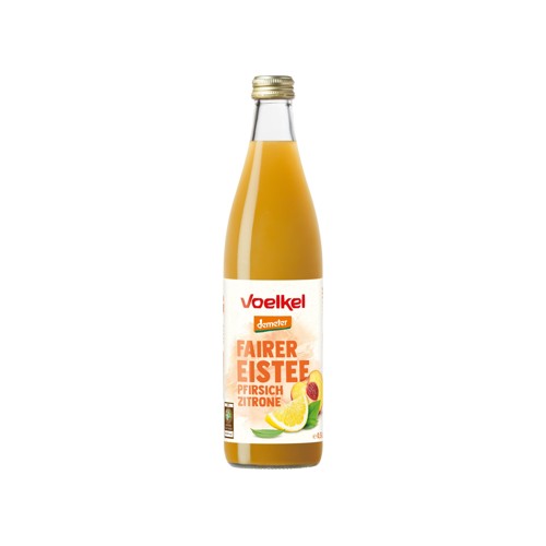 Voelkel Fairer Eistee Pfirsich Zitrone 0.5l (MEHRWEG)