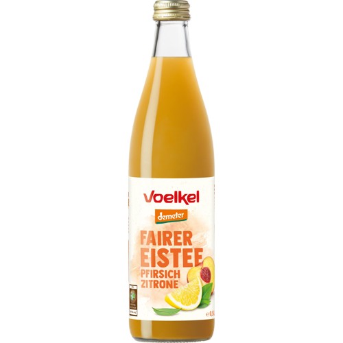 Voelkel Eistee Pfirsich Zitrone 0.5l (MEHRWEG)