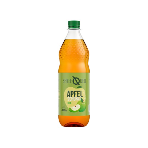 Spreequell Apfelschorle Herb 1.0l (MEHRWEG)