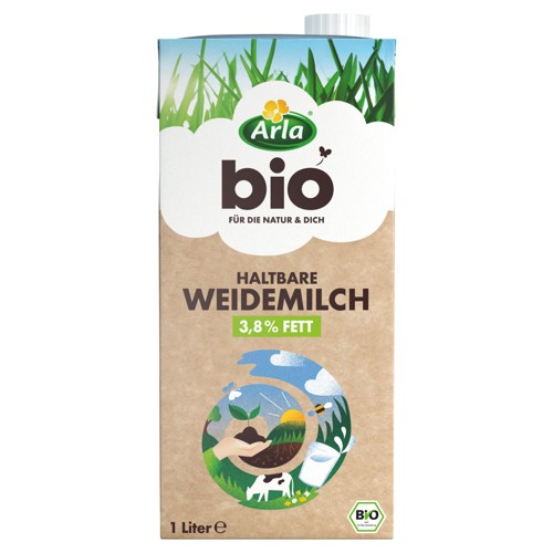 Arla Bio H-Weidemilch 3.8% Fett 1.0l