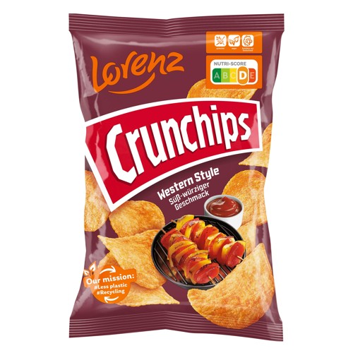 Lorenz Crunchips Western Style 150g