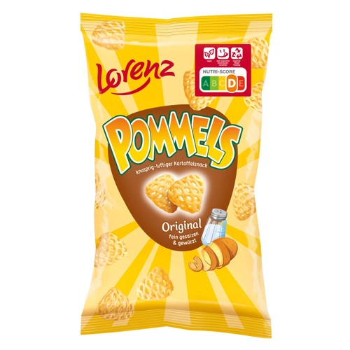 Lorenz Pommels Original Kartoffelsnack XXL Family Pack 160g