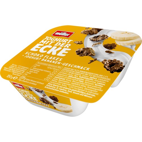 Müller Joghurt mit der Ecke Schokoflakes 150g
