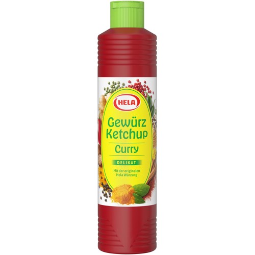 Hela Gewürz Ketchup Curry Delikat 0.8l