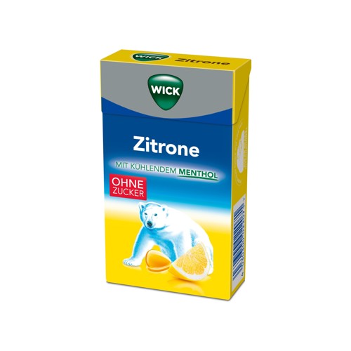 Wick Zitrone ohne Zucker 46g