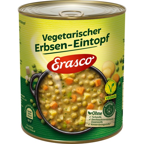 Erasco Vegetarischer Erbsen-Eintopf 800g