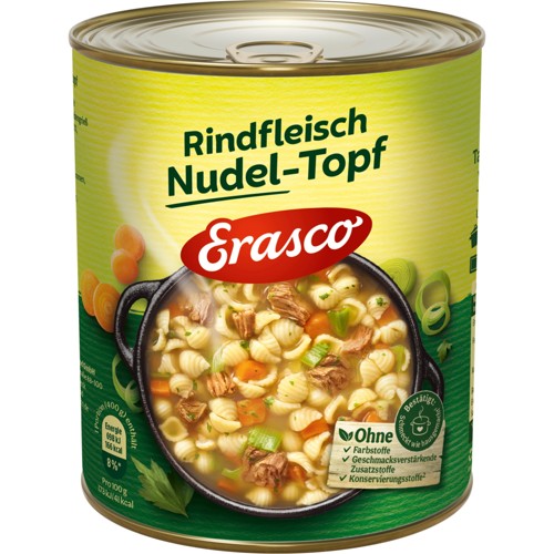 Erasco Rindfleisch Nudel Dosen-Eintopf 800g