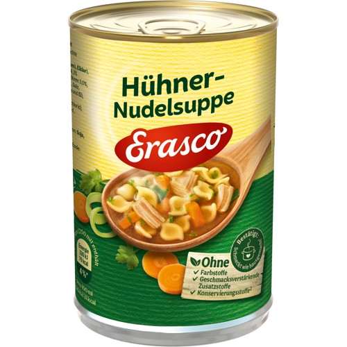 Erasco Hühner-Nudelsuppe 390g