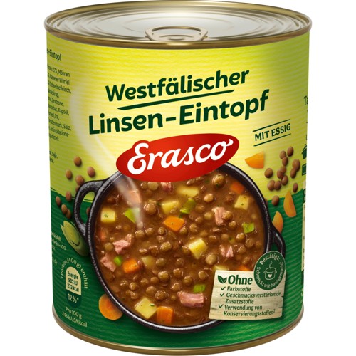 Erasco Westfälischer Linsen Eintopf 800g