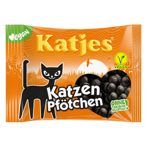 Katjes Katzen Pfötchen Lakritz 175g