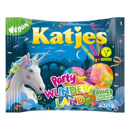 Katjes Fruchtgummi Party Wunderland Vegan 175g