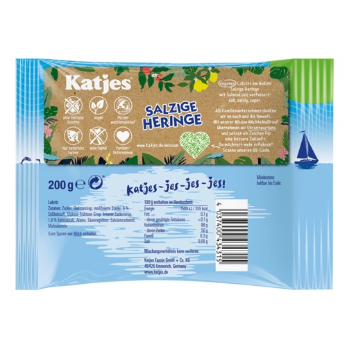 Katjes Salzige Heringe 175g