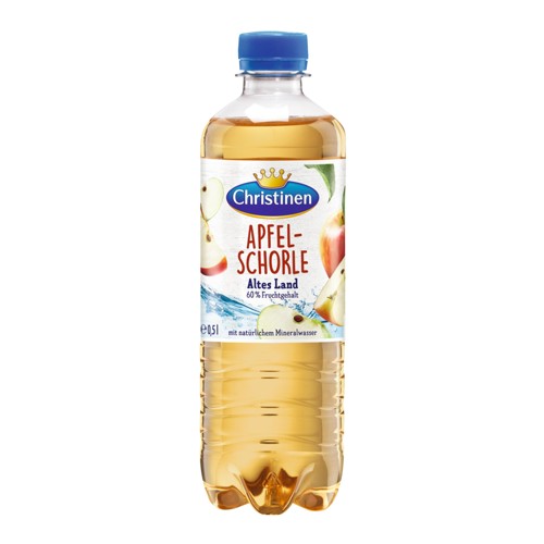 Christinen Apfelschorle 0.5l (EINWEG)