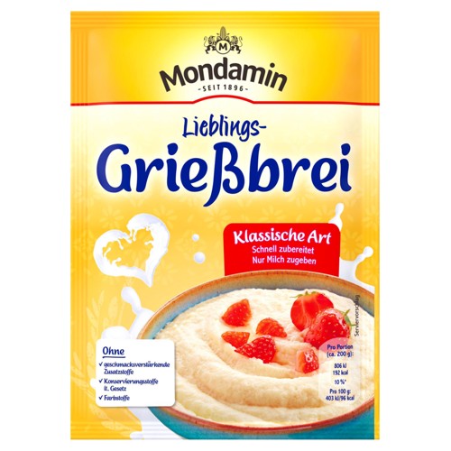 Mondamin Grießbrei Klassische Art 89g