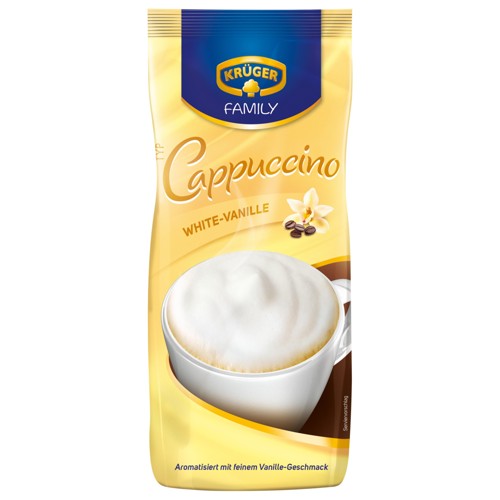 Krüger Cappuccino White-Vanille 500g
