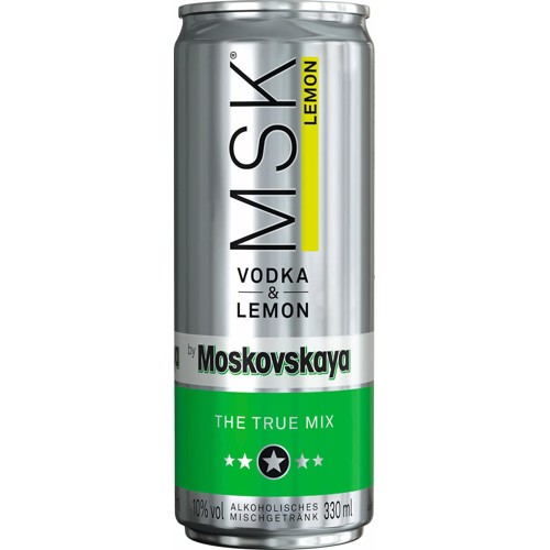 Moskovskaya Vodka & Lemon 0.33l (EINWEG)