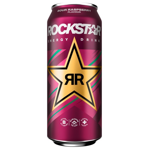 Rockstar Super Sours Blue Raspberry 0.5l (EINWEG)