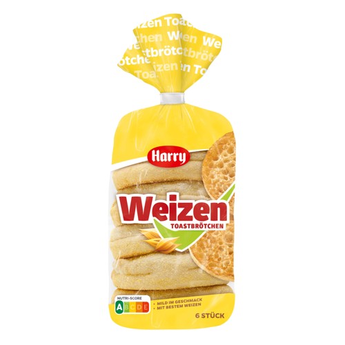 Harry Toastbrötchen Weizen 6er 335g