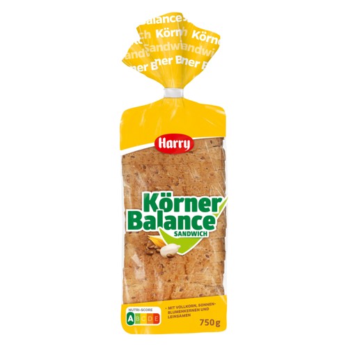 Harry Körner Balance Sandwich-Toastbrot 750g