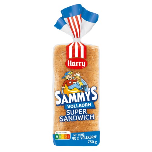 Sammys Vollkorn Super Sandwich Harry 750g