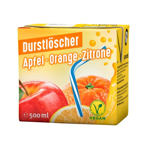 QuickVit Durstlöscher Apfel Orange Zitrone 0.5l