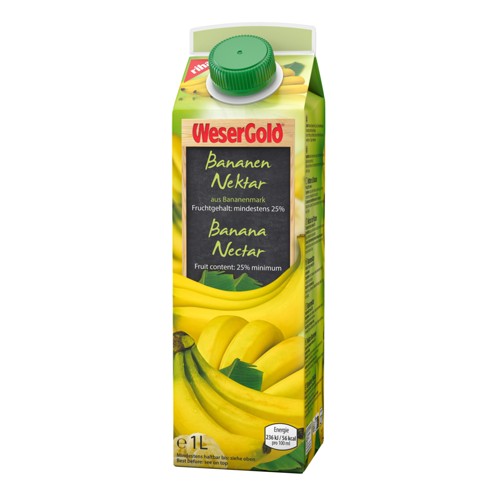 Weser Gold Bananen Nektar  1.0l