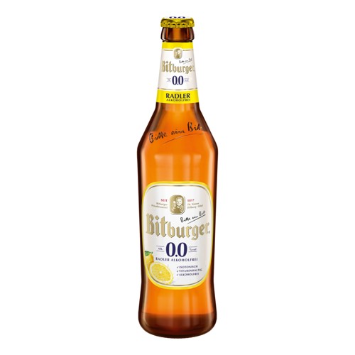 Bitburger Radler alkoholfrei 0.5l (MEHRWEG)